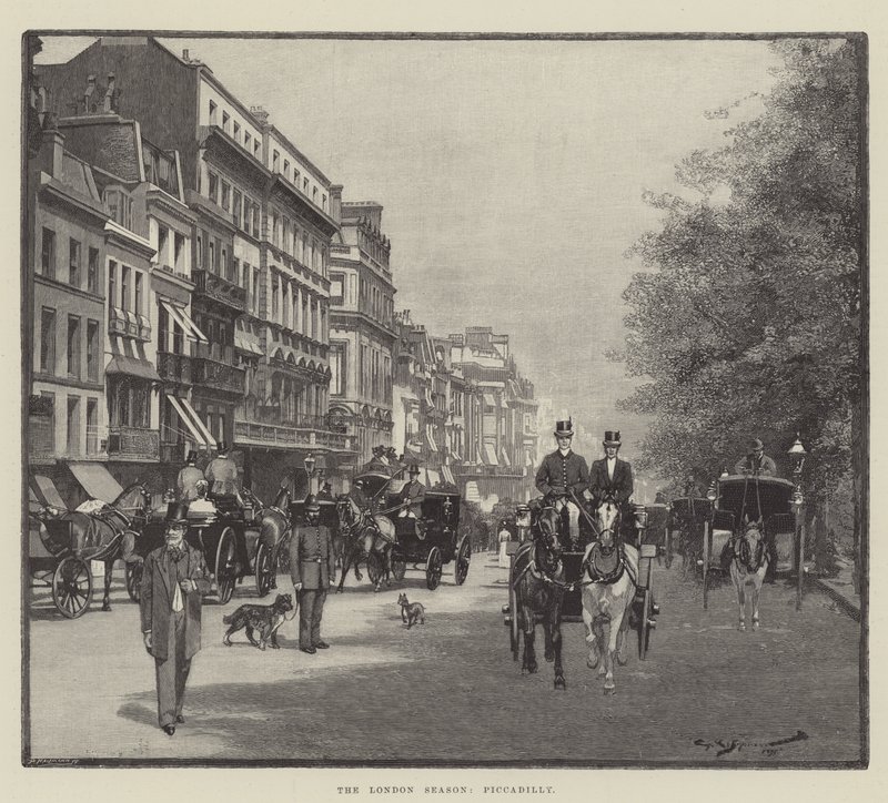 London-sæsonen, Piccadilly af George L. Seymour
