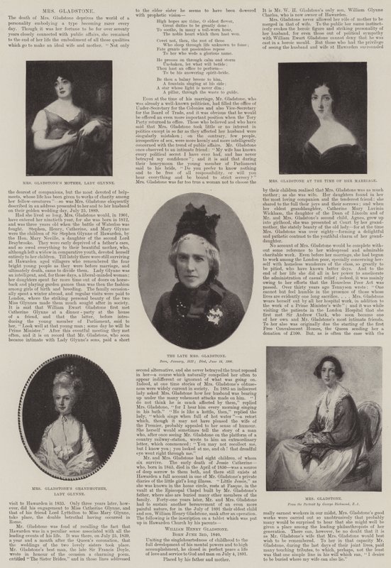 Fru Gladstone af George Richmond