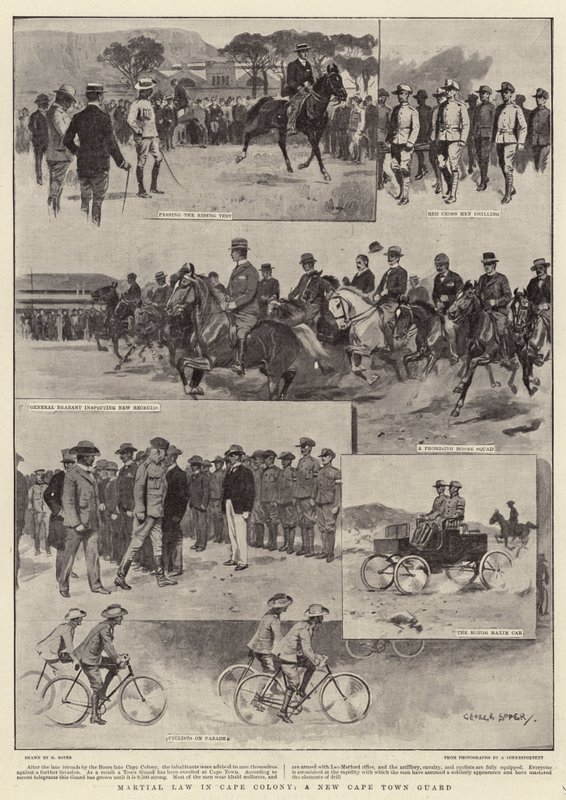 Kamplov i Cape Colony, en ny Cape Town-vagt af George Soper