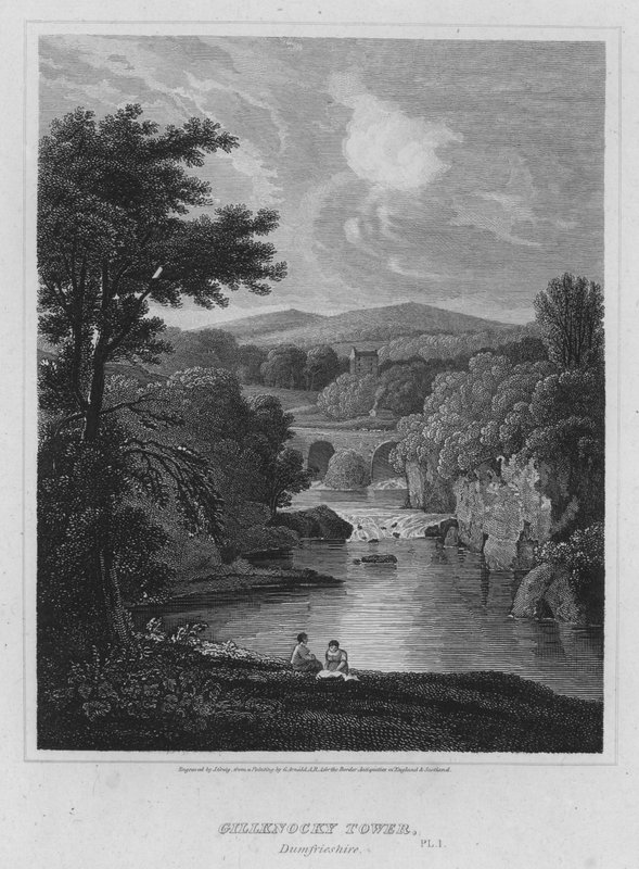 Gillknocky Tower, Dumfrieshire (gravering) af George (after) Arnald