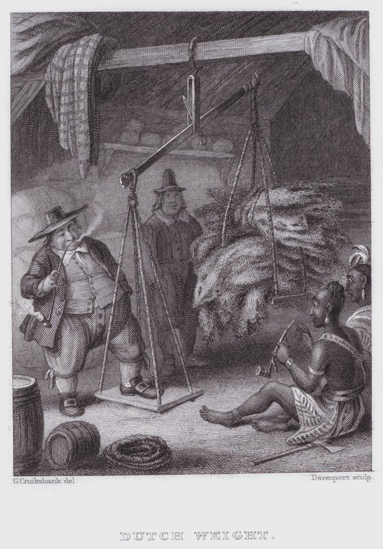 Hollandsk vægt (gravering) af George (after) Cruikshank