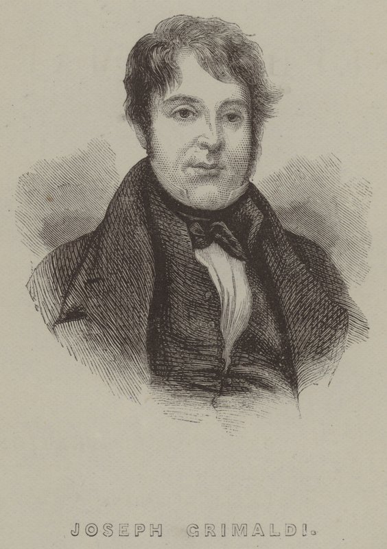 Joseph Grimaldi (gravering) af George (after) Cruikshank