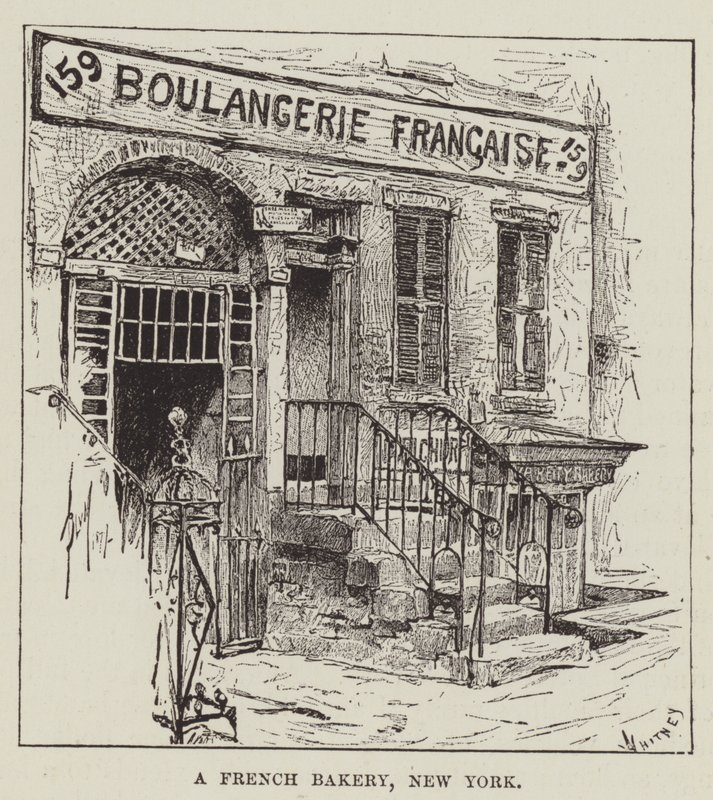 Et fransk bageri, New York af George Augustus Sala