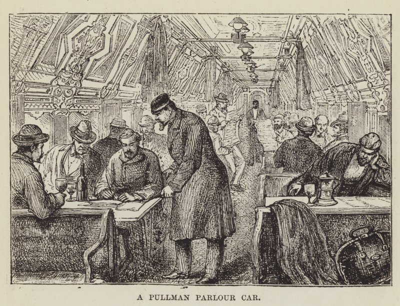 En Pullman-salonvogn af George Augustus Sala