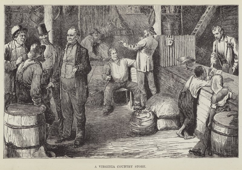 En Virginia Country Store af George Augustus Sala