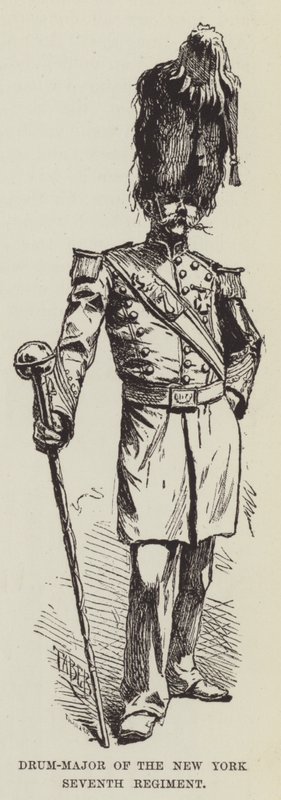 Trommemajor i New Yorks syvende regiment af George Augustus Sala