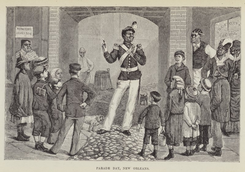 Parade dag, New Orleans af George Augustus Sala
