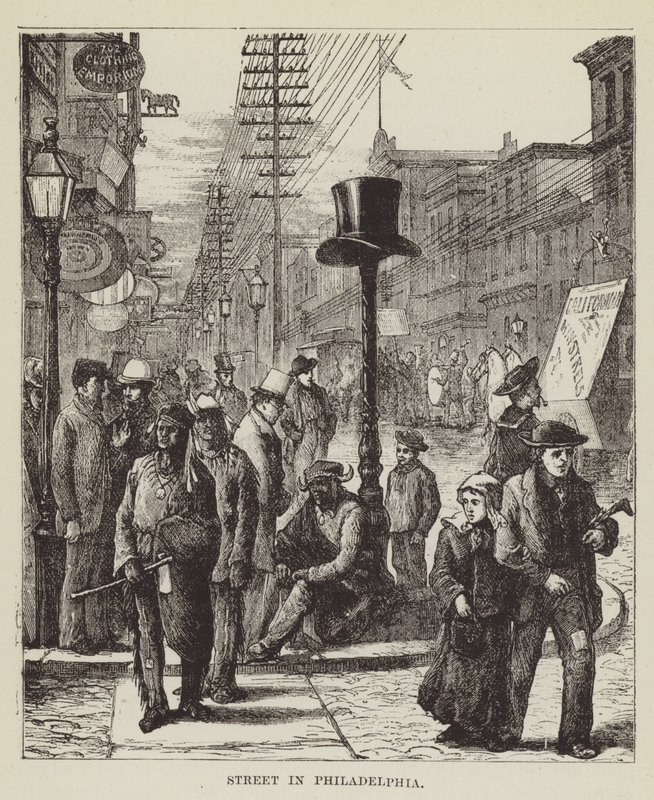 Gade i Philadelphia af George Augustus Sala