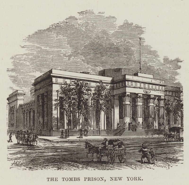 Fængslet The Tombs, New York af George Augustus Sala