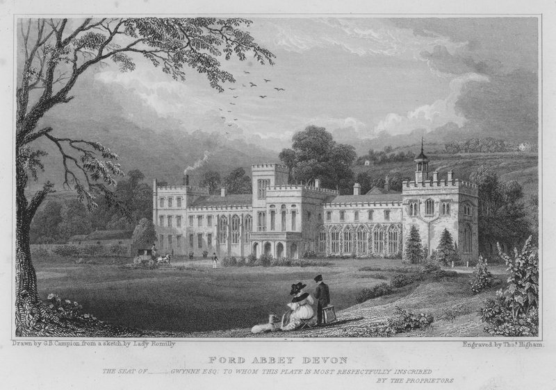 Ford Abbey, Devon (gravering) af George Bryant Campion