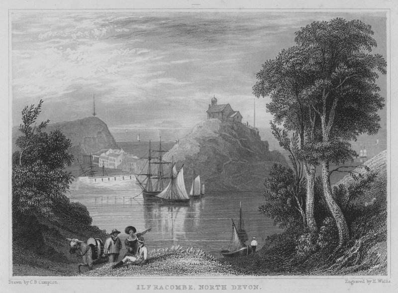 Ilfracombe, North Devon (gravering) af George Bryant Campion
