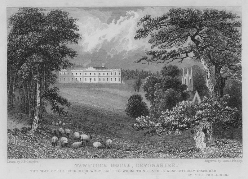 Tawstock House, Devonshire (gravering) af George Bryant Campion