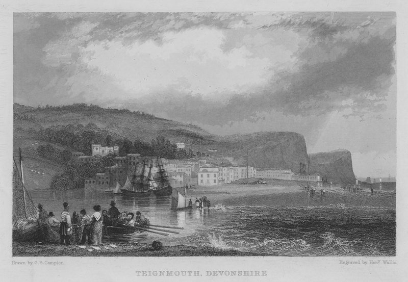 Teignmouth, Devonshire (gravering) af George Bryant Campion