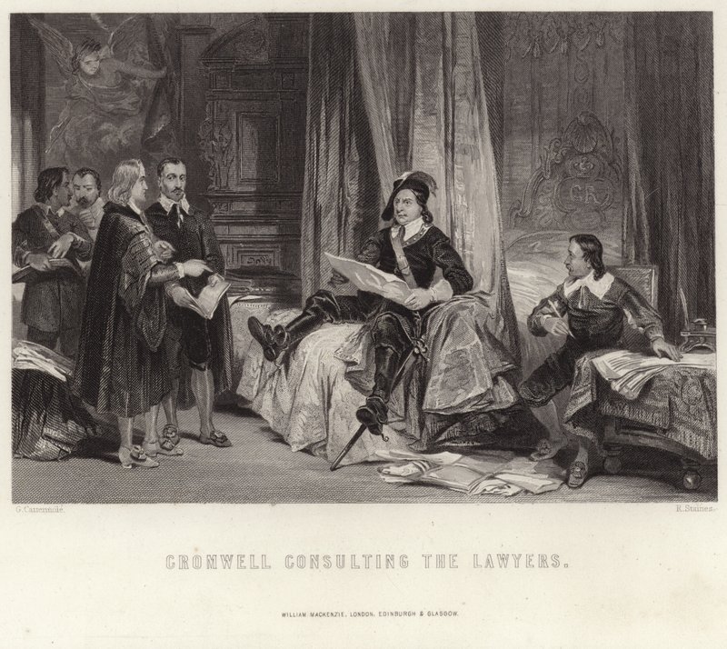 Cromwell konsulterer advokaterne af George Cattermole