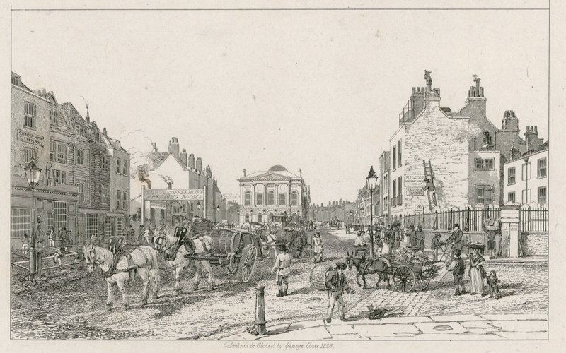 Sessionshuset, Clerkenwell af George Cooke