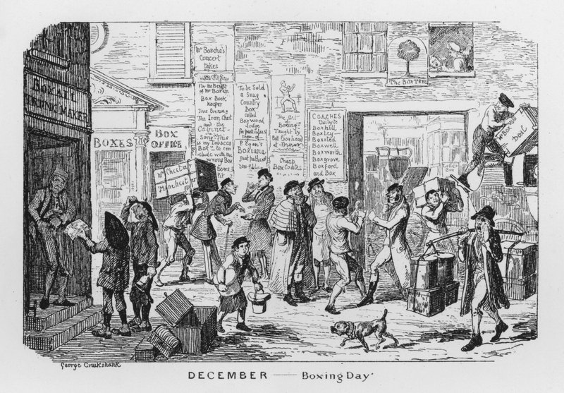 2. juledag (gravering) af George Cruikshank