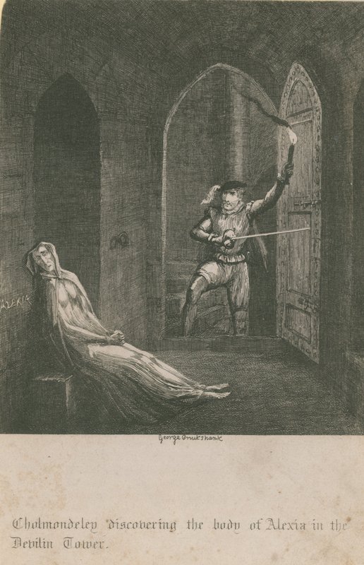 Cholmondeley opdager liget af Alexia af George Cruikshank