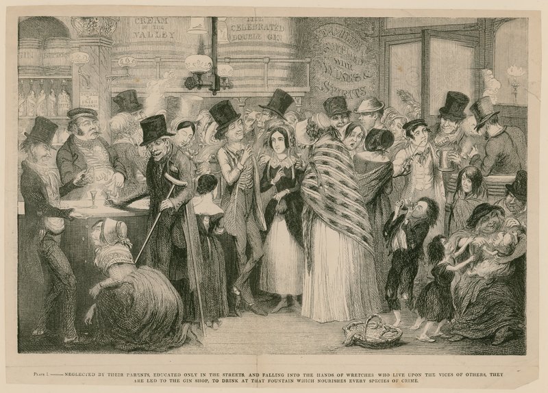Fra Drunkens Børn af George Cruikshank