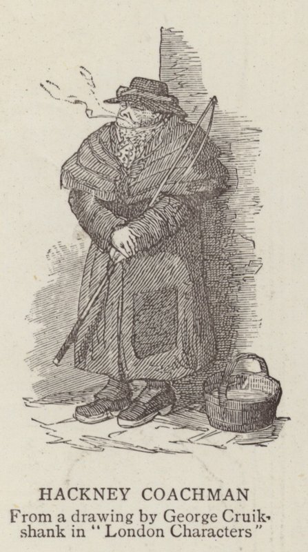 Hackney Coachman af George Cruikshank