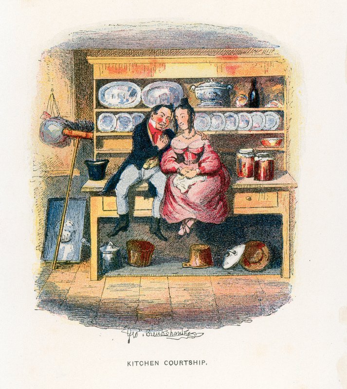 Illustration til hårde tider af George Cruikshank