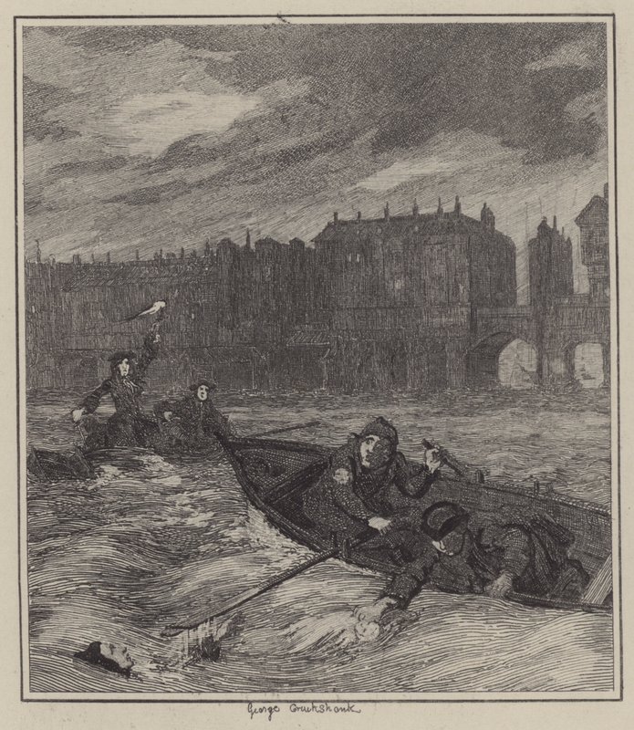 Illustration til Jack Sheppard af George Cruikshank