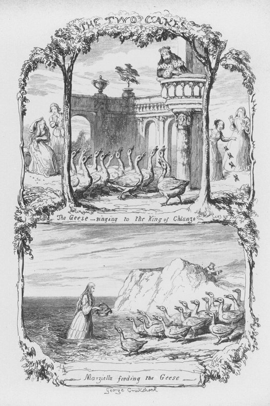 Illustration til The Pentamerone af George Cruikshank (gravering) af George Cruikshank