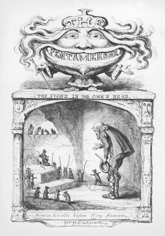 Illustration til The Pentamerone af George Cruikshank (gravering) af George Cruikshank