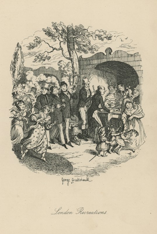 London rekreationer af George Cruikshank