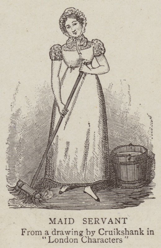 Tjenestepige af George Cruikshank