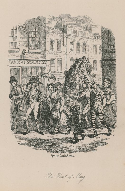 Scene fra livet i London: Den første maj af George Cruikshank