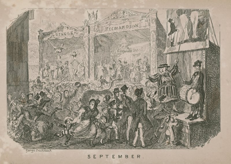 september messe af George Cruikshank