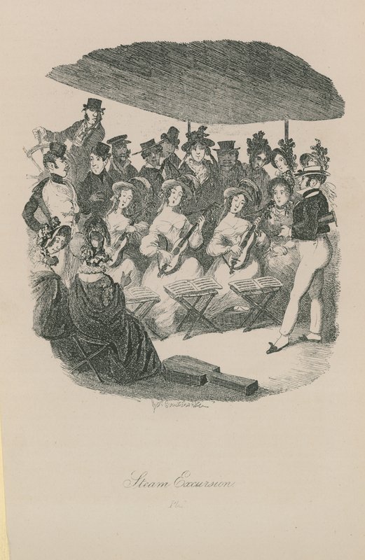 Steam udflugt af George Cruikshank