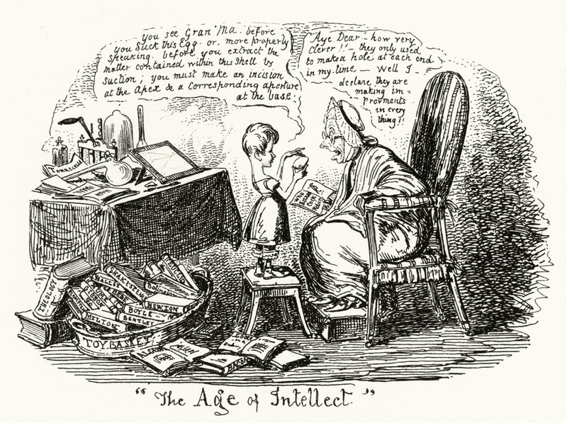 Intellektets tidsalder (gravering) af George Cruikshank