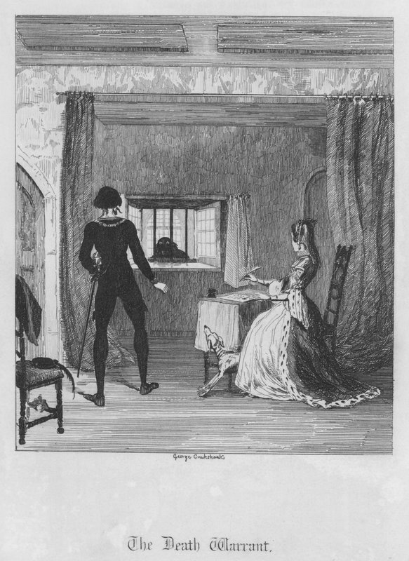 Dødsdommen (gravering) af George Cruikshank
