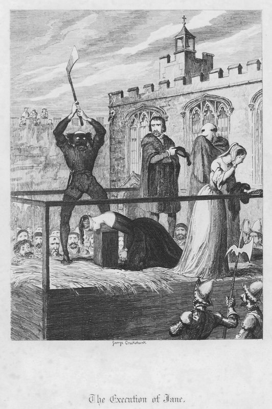 Henrettelsen af Jane af George Cruikshank