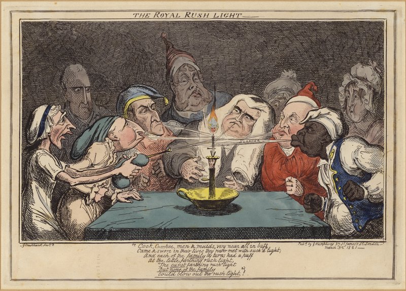 Royal Rush Light af George Cruikshank