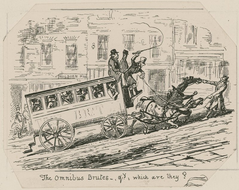 Omnibus-dyrene ... hvilke er de af George Cruikshank