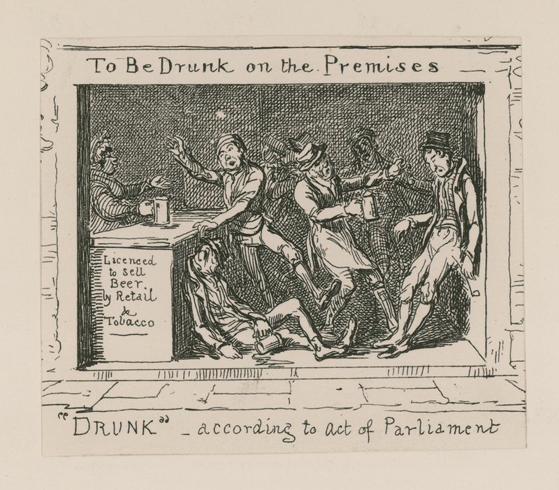 At blive fuld på stedet af George Cruikshank