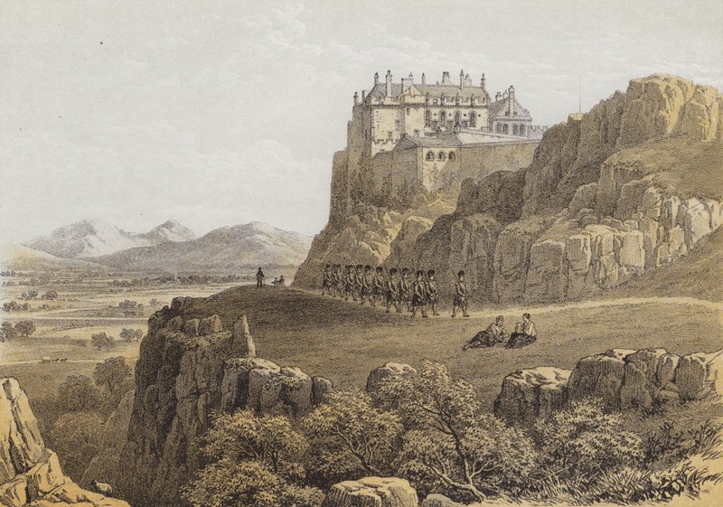 Stirling Castle (chromolitho) af George Fennel Robson