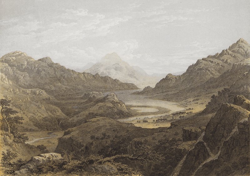 Glen Falloch (chromolitho) af George Fennel after Robson