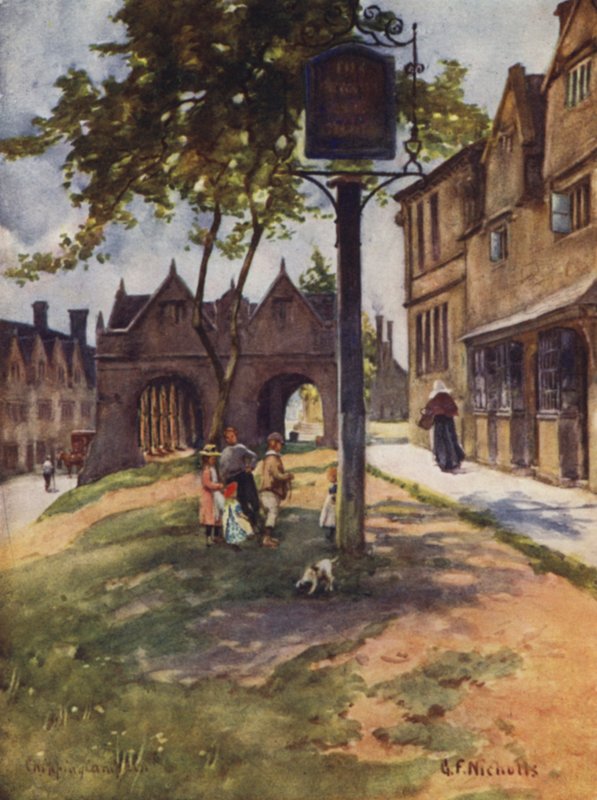 Markedshal, Chipping Campden af George Franck Nicholls