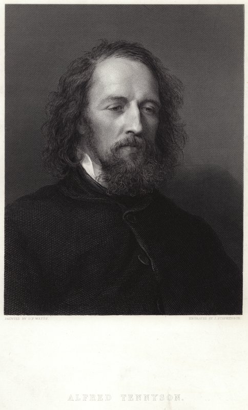 Portræt af Alfred, Lord Tennyson af George Frederick Watts