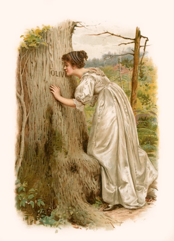 Tennysons Olivia af George Goodwin Kilburne