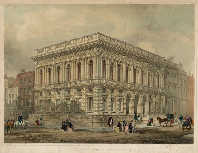 The Army and Navy Club House, London af George Hawkins