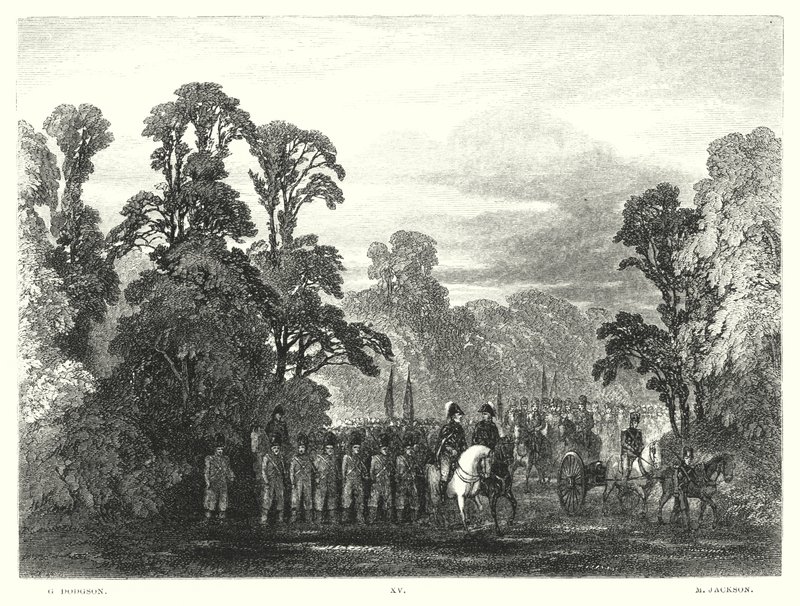 Lord Byrons barn Harold, Canto III, strofe 27 (gravering) af George Haydock Dodgson