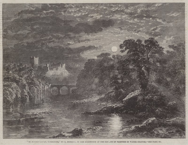 Richmond Castle, Yorkshire af George Haydock Dodgson