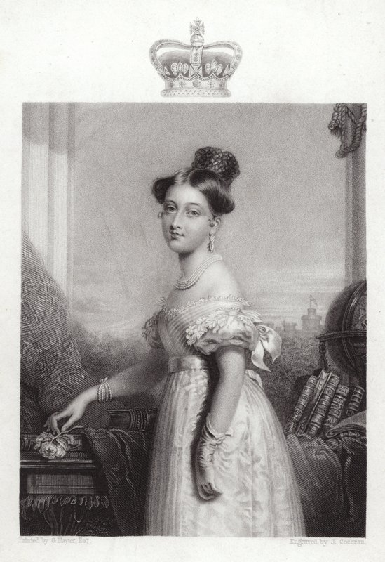 Dronning Victoria i en alder af 18 af George Hayter
