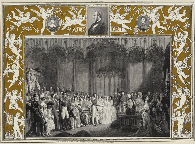 Ægteskabet mellem dronning Victoria og prins Albert af Sachsen-Coburg og Gotha i St James