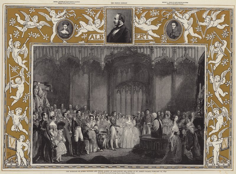 Ægteskabet mellem dronning Victoria og prins Albert af Sachsen-Coburg og Gotha i St James
