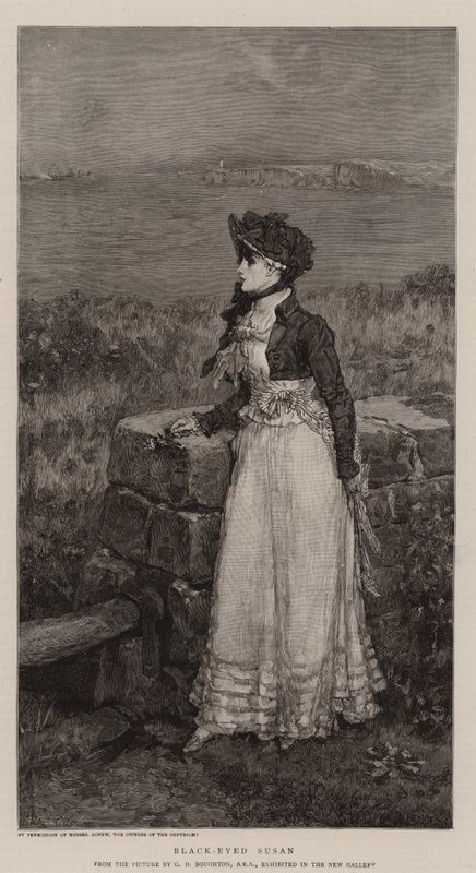 Black-eyed Susan af George Henry Boughton